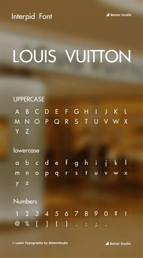 louis vuitton font generator